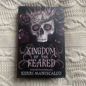 Fairyloot exclusive signed edition of Kingdom of the Feared by Kerri Maniscalco
